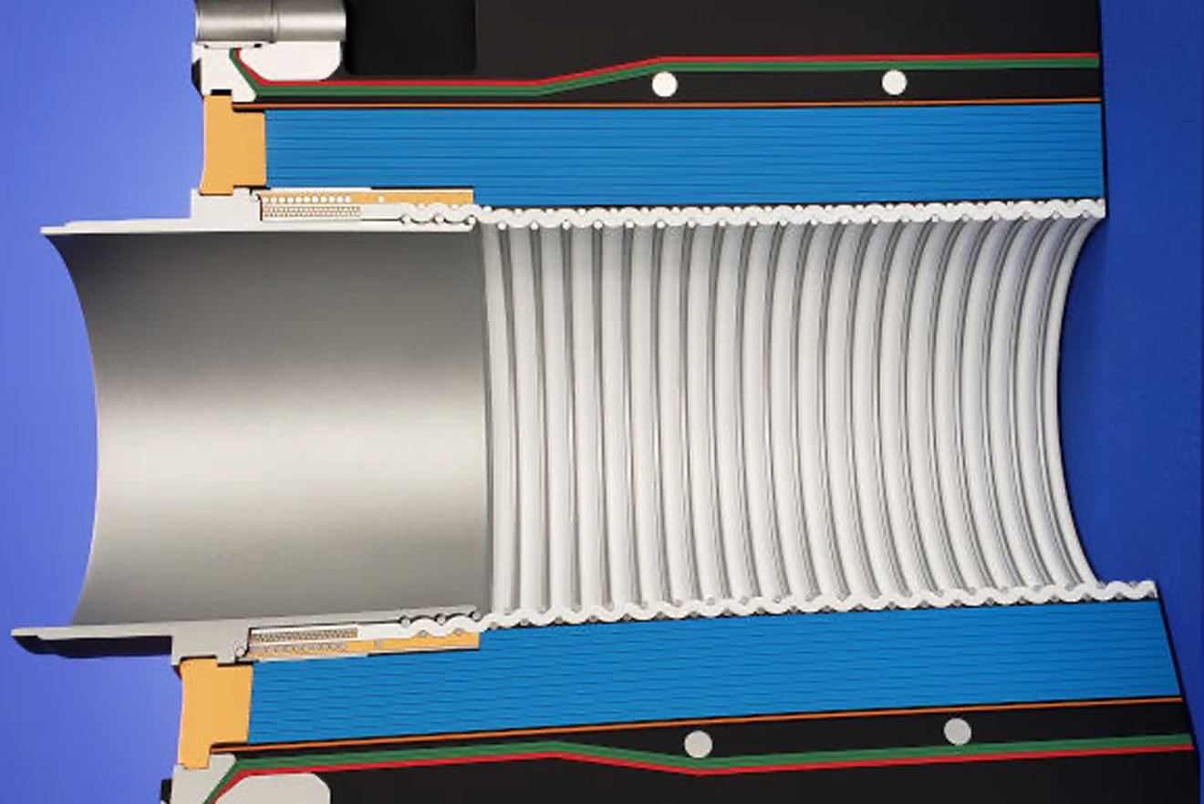 Trelleborg Cryoline LNG Hose Section Model